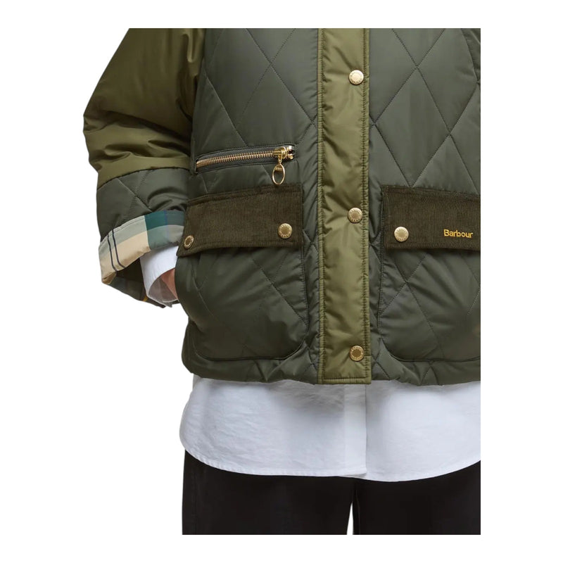 Giubbini Donna Barbour - Martha Quilted Jkt - Verde