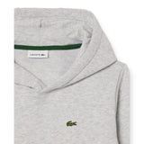 Felpe con cappuccio Bambino Lacoste - Lcb Core Fleece Pullover Hoodie - Grigio