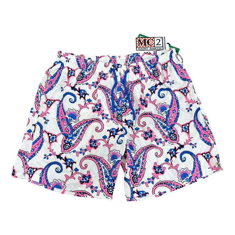 Pantaloncini e calzoncini Uomo Mc2 Saint Barth - Lighting Ultralight Swim Short - Bianco