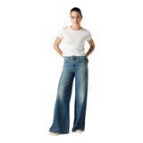 Jeans Donna Levi's - 728 Hr Wide Leg Retro Rinse Lb - Azzurro