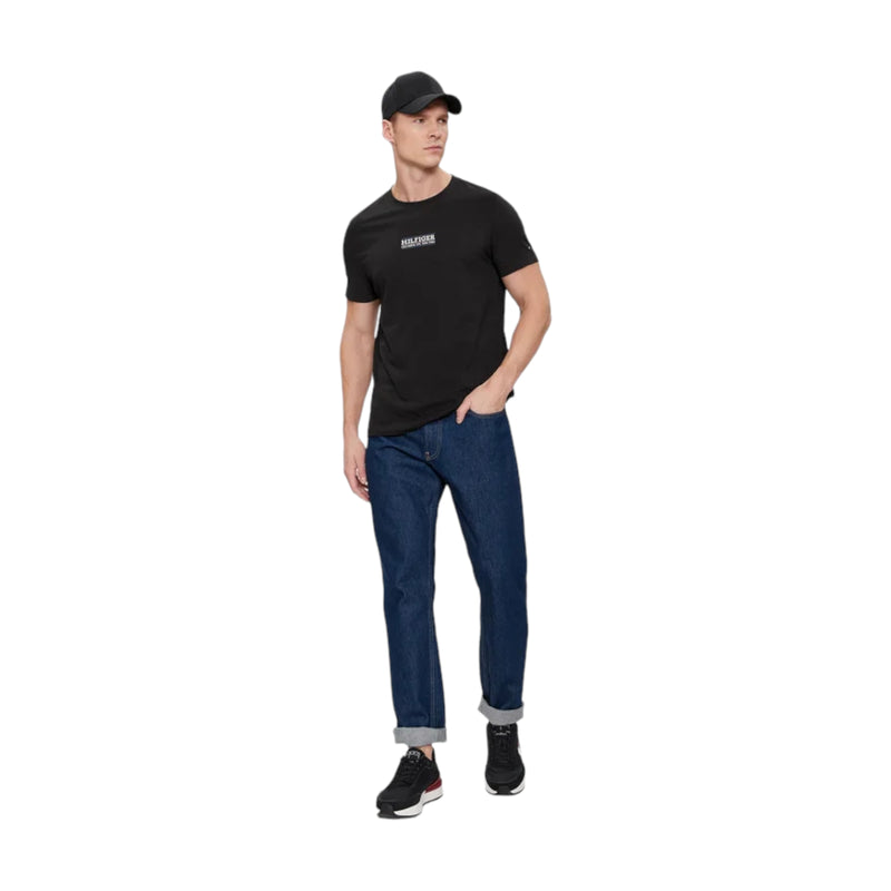 T-shirt Uomo Tommy Hilfiger - Small Hilfiger Tee - Nero