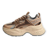Sneaker Donna Buffalo - Yuno-Vegan Nappa-Mesh - Bronze