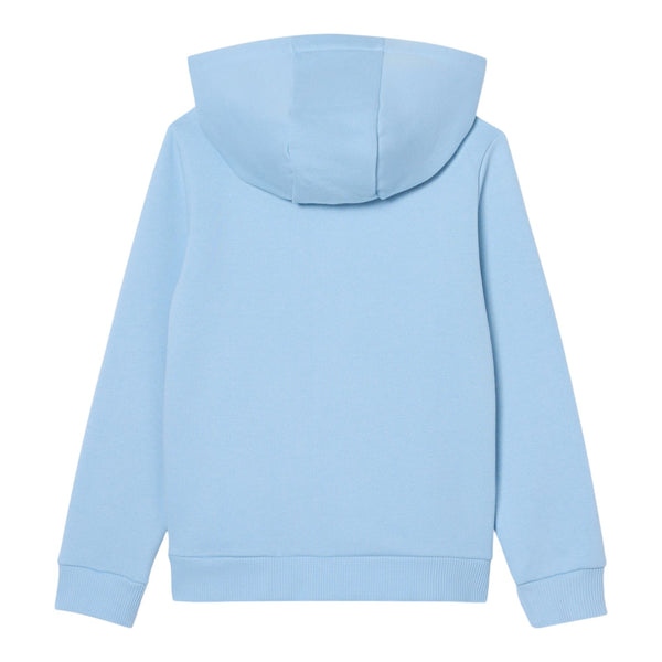 Felpe con cappuccio Bambino Lacoste - Lcb Core Fleece Pullover Hoodie - Celeste