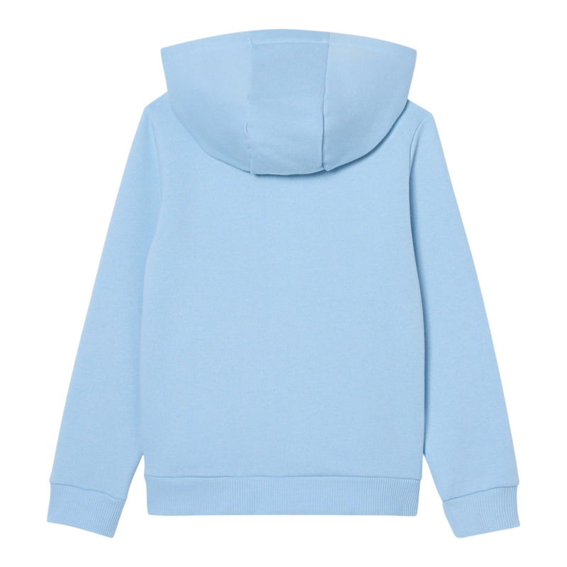 Felpe con cappuccio Bambino Lacoste - Lcb Core Fleece Pullover Hoodie - Celeste