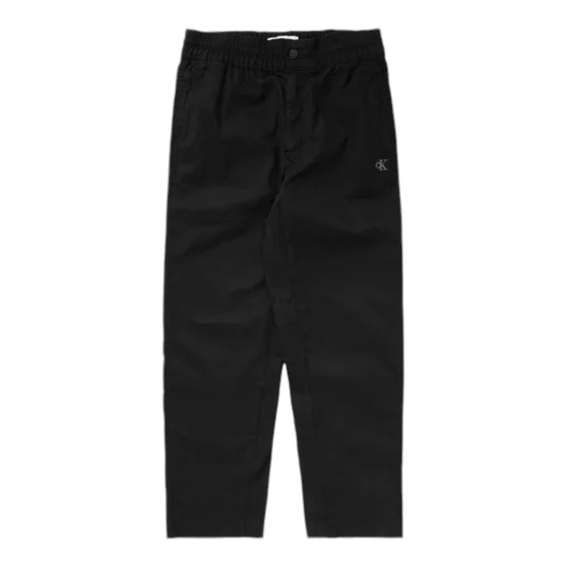 Pantaloni Uomo Calvin Klein - Cropped Woven Pant - Nero