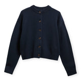 Cardigan Donna Barbour - Woodhouse Knitted Cardigan - Blu