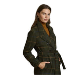 Cappotti Donna Surkana - Trench in tessuto a zigzag - Verde
