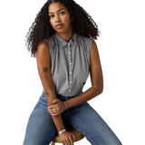 Camicie Donna Levi's - Londynn Sl Popover Shirt Patricia Check - Nero