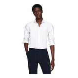 Camicie casual Uomo Tommy Hilfiger - Dc Solid Poplin Sf Shirt - Bianco