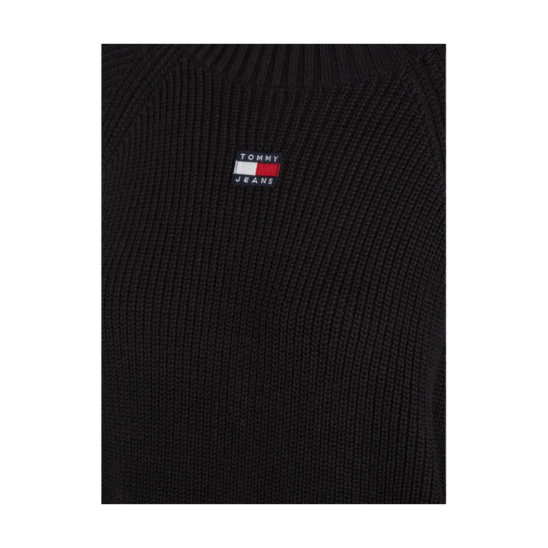 Maglie Donna Tommy Hilfiger - Tjw Badge Mockneck Sweater - Nero