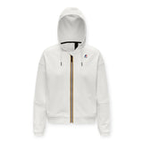 Felpe con cappuccio Donna K-Way - Lara Poly Cotton - Bianco