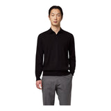 Maglioni Uomo Alpha Studio - Polo Camicia M/L Urban Merinos - Nero