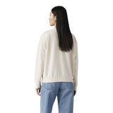 Felpe senza cappuccio Donna Levi's - Everyday Sweatshirt Sugar Swizzle Brushe - Panna