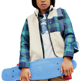 Gilet Bambino Lacoste - Lcb Sherpa Vest - Bianco