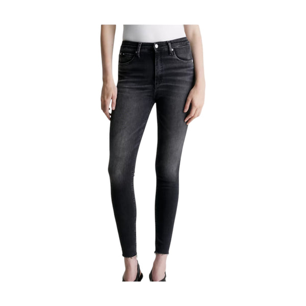 Jeans Donna Calvin Klein - High Rise Super Skinny Ankle - Blu