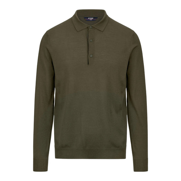 Maglie a manica lunga Uomo K-Way - Rey Wool Merino Blend - Oliva