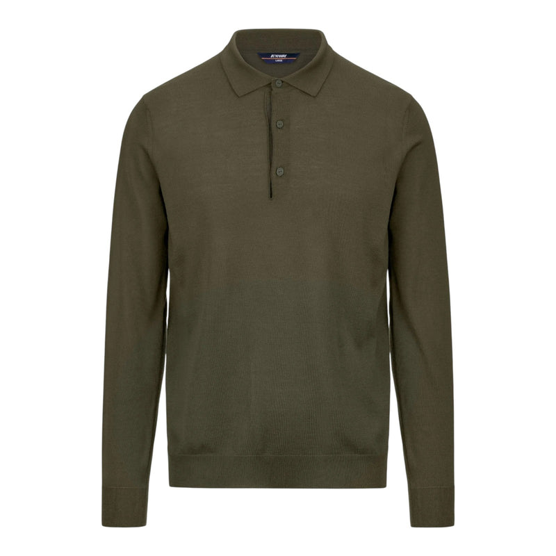 Maglie a manica lunga Uomo K-Way - Rey Wool Merino Blend - Oliva