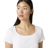 T-shirt Donna Levi's - Essential Sqrd Neck Tee - Bianco