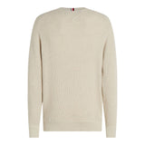 Maglie a manica lunga Uomo Tommy Hilfiger - Refined Structure Crew Nk - Beige