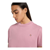 T-shirt Donna Dickies - Oakport Boxy Ss Tee - Rosa