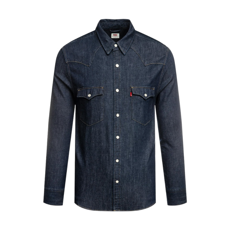 Camicie casual Uomo Levi's - Camicia M/L Barstow Western - Blu