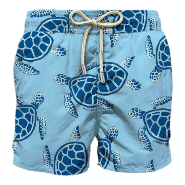 Pantaloncini e calzoncini Uomo Mc2 Saint Barth - Lighting Ultralight Swim Short - Azzurro