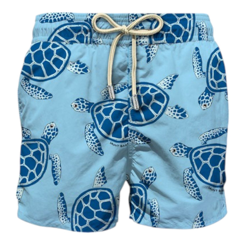 Pantaloncini e calzoncini Uomo Mc2 Saint Barth - Lighting Ultralight Swim Short - Azzurro