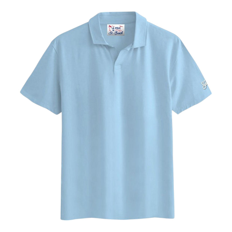 Polo Uomo Mc2 Saint Barth - Brighton Jersey Polo - Azzurro