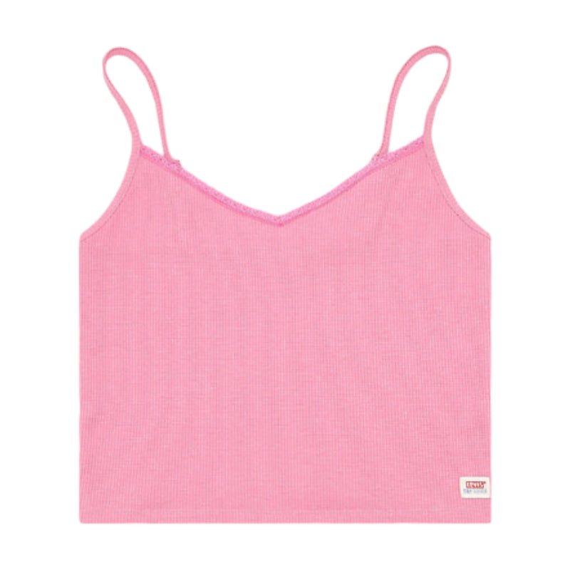 Canotte e top Donna Levi's - Dry Goods Waffle Tank - Rosa