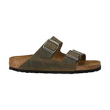 Sandali Uomo Birkenstock - Arizona faded khaki, Oiled Leather - Verde