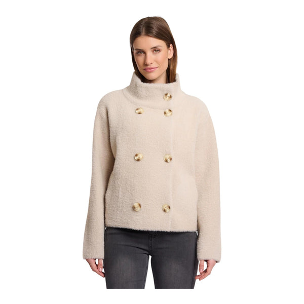Cappotti Donna RINO & PELLE - Short double breasted jacket - Beige