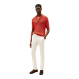 Pantaloni Uomo Tommy Hilfiger - Bleecker Printed Structure Chino - Bianco