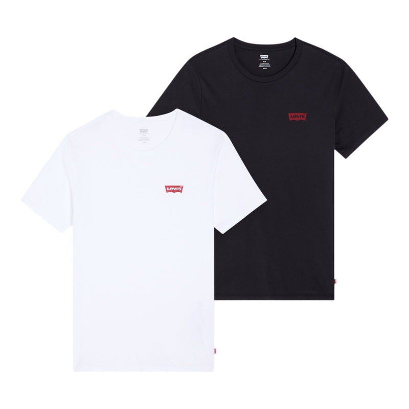 T-shirt Uomo Levi's - 2Pk Crewneck Grafhic Hm - Nero