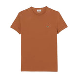 T-shirt Uomo Lacoste - T-Shirt 100% Pima Cotton - Marrone