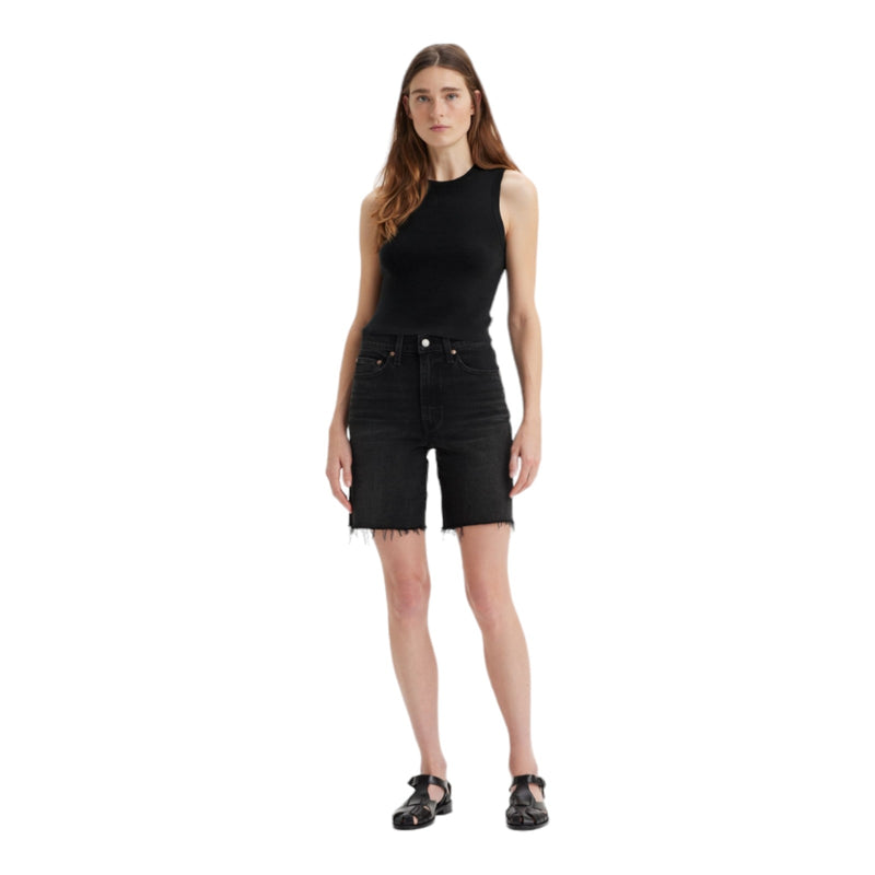 Bermuda Donna Levi's - Ribcage Bermuda Short Goth Princess - Nero