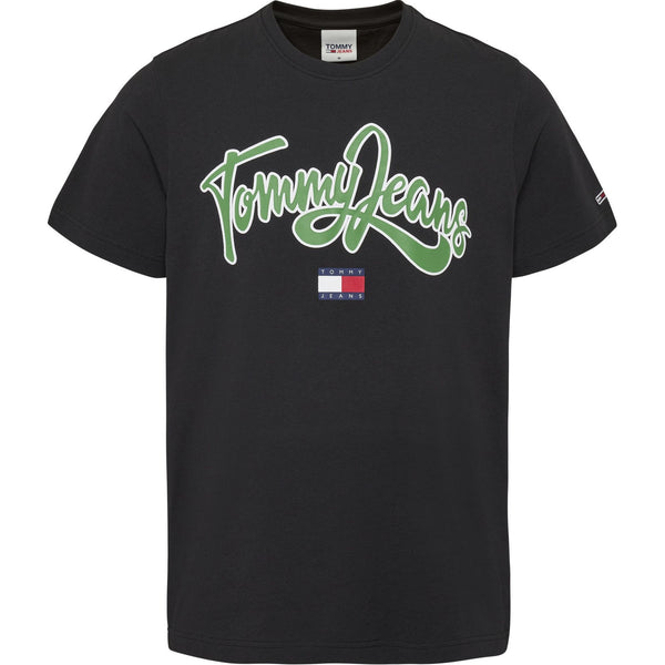 T-shirt Uomo Tommy Hilfiger - Tjm Reg College Pop - Nero