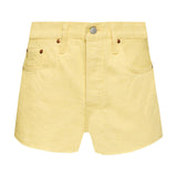 Pantaloncini Donna Levi's - 501 Original Short - Giallo