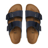 Sandali Uomo Birkenstock - Arizona BS blue, Birko flor Calz. S - Blu