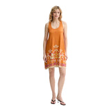 Vestiti casual Donna Twinset - Maxi Canotta Stampata - Arancione