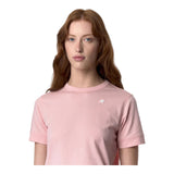 T-shirt Donna K-Way - Emel Jersey - Rosa