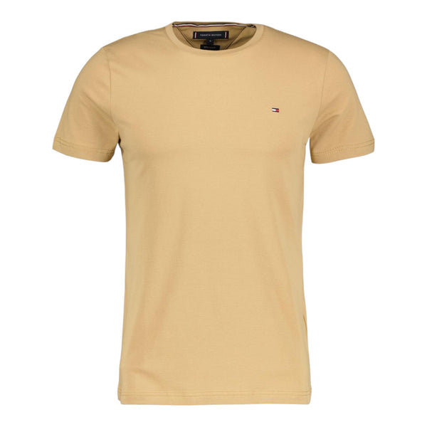 T-shirt Uomo Tommy Hilfiger - T-Shirt Stretch Slim Fit Tee - Beige