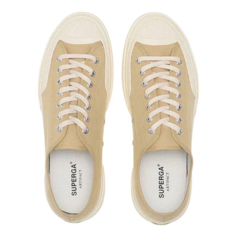 Sneaker Uomo Superga - 2432 Works Low Cut Cotton Canvas - Beige