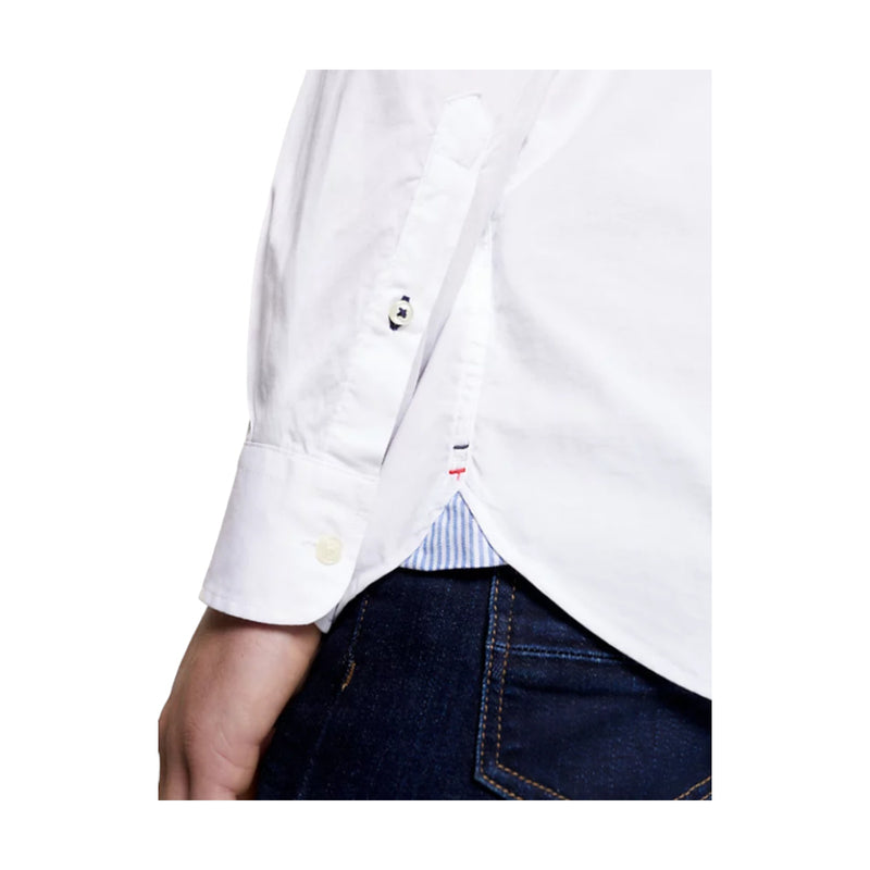 Camicie casual Uomo Tommy Hilfiger - Flex Widespread Poplin Rf Shirt - Bianco