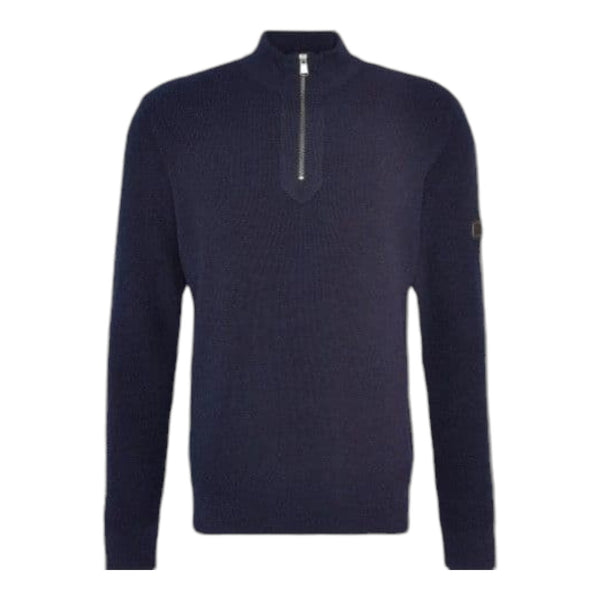 Maglioni Uomo Barbour International - Crawley Funnel Neck Jumper - Blu