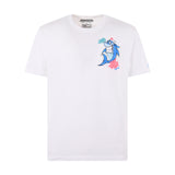 T-shirt Uomo Mc2 Saint Barth - Portofino T-Shirt With Embroidery - Bianco