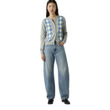 Jeans Donna Levi's - Baggy Dad Barrel Most Wanted - Azzurro