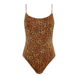 Costumi interi Donna Mc2 Saint Barth - Cecille P Round Neck One Piece Swimsuit With Thin - Marrone
