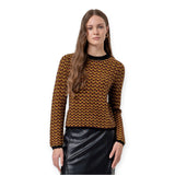 Maglioni Donna Surkana - Maglione girocollo testurizzato - Nero