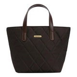 Borse a mano Donna Barbour - Mini Quilted Tote Bag - Oliva