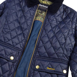 Giubbini Donna Barbour - Fitted Beadnell Quilt - Blu